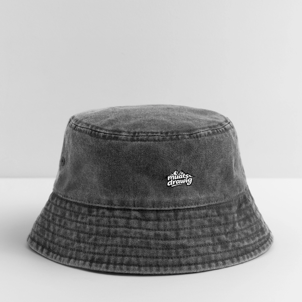 Vintage Wander-Hut Unisex - muats drawig - Vintage Schwarz