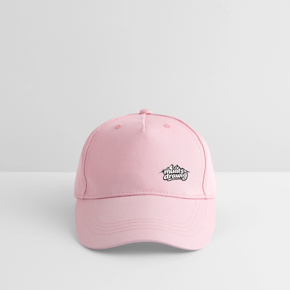 Kinder Bio Basecap - muats drawig - Hellrosa