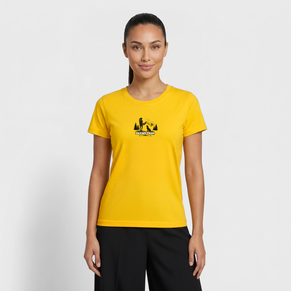 Frauen Funktions-T-Shirt - Dream Team - Eigelb