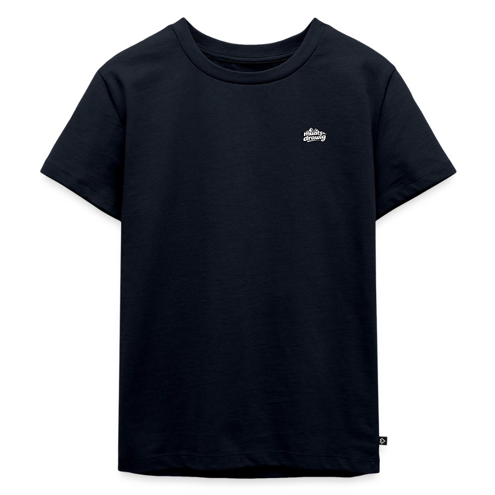 Kinder Premium T-Shirt - muats drawig - Navy