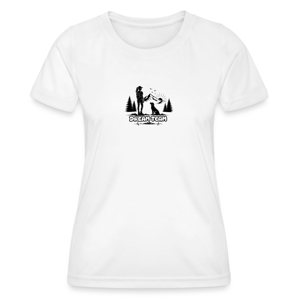 Frauen Funktions-T-Shirt - Dream Team - Weiß