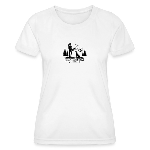 Frauen Funktions-T-Shirt - Dream Team - Weiß