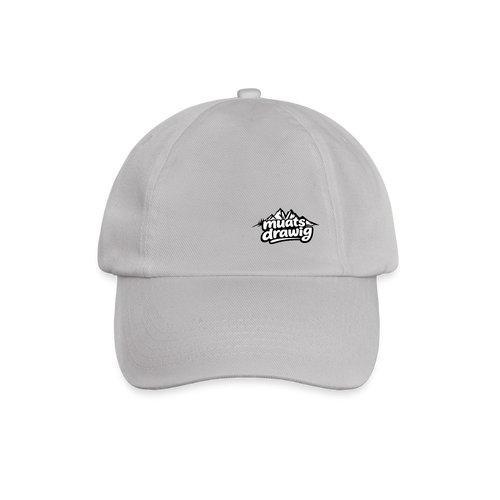 Baumwoll-Baseballkappe Unisex - muats drawig - Grau
