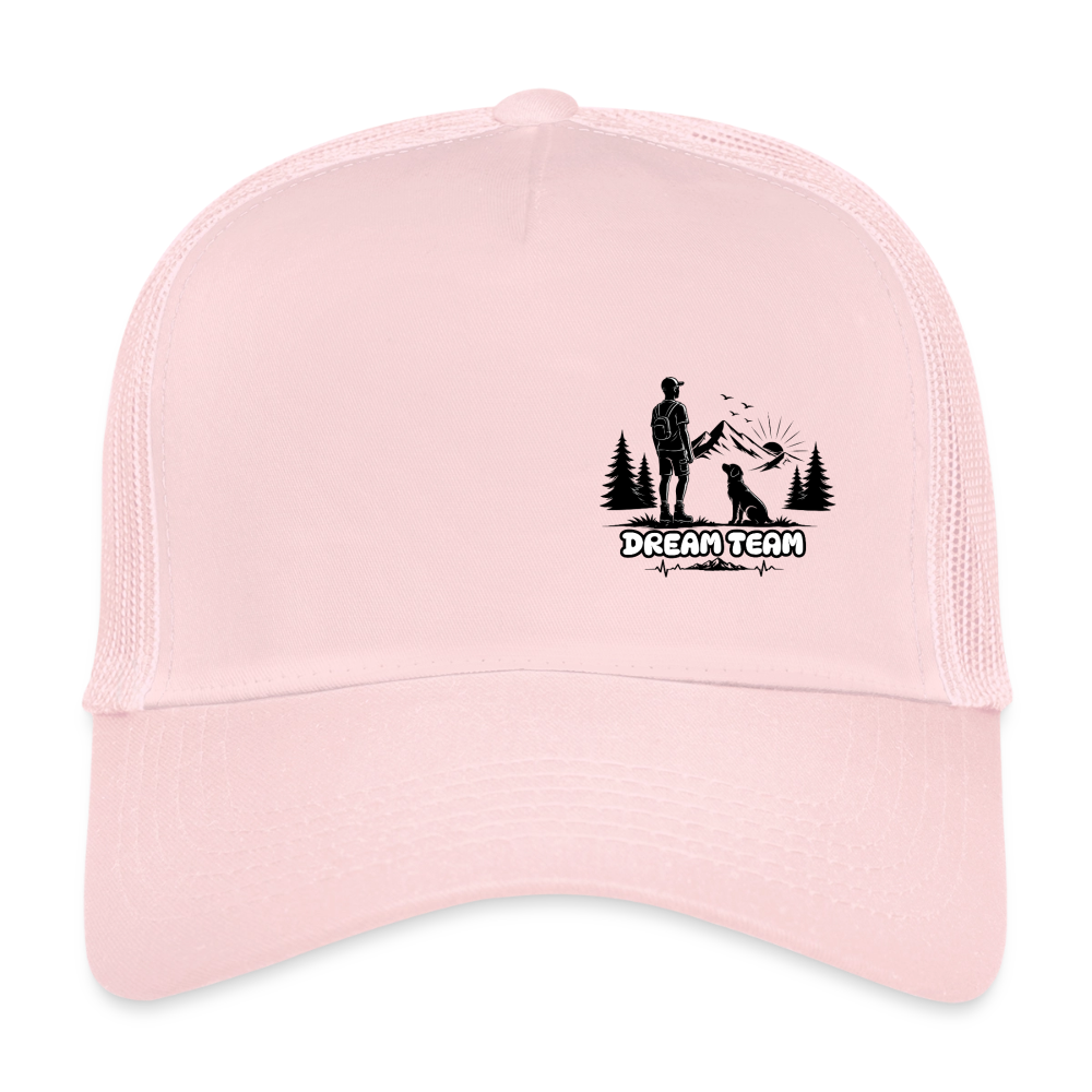 Männer Trucker Cap Unisex - Dream Team - Hellrosa