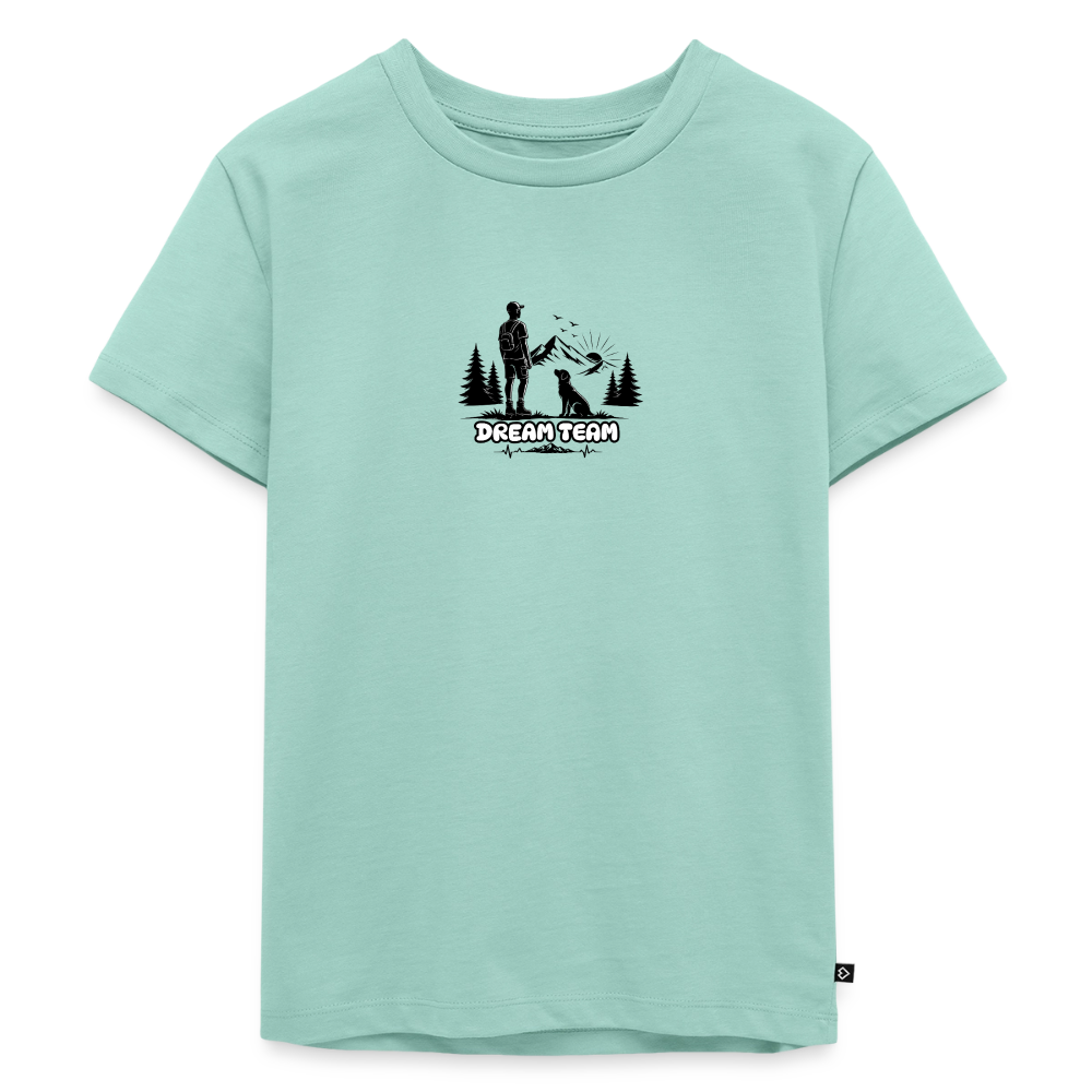 Kinder Premium T-Shirt Jungs - Dream Team - Mint 