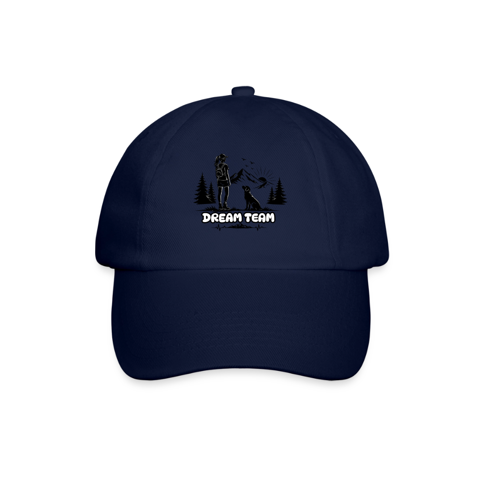 Frauen Baumwoll-Baseballkappe Unisex - Dream Team - Blau/Blau