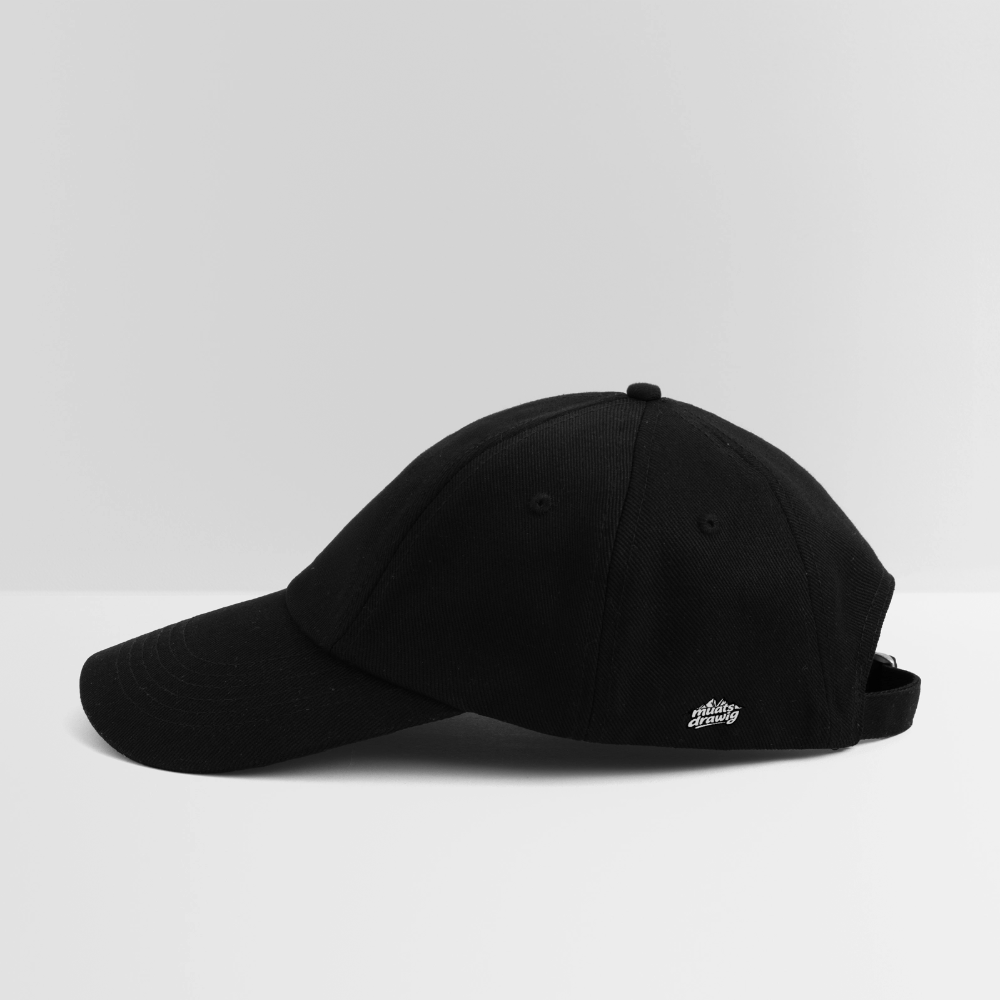 Frauen Baumwoll-Baseballkappe Unisex - Dream Team - Schwarz/Schwarz