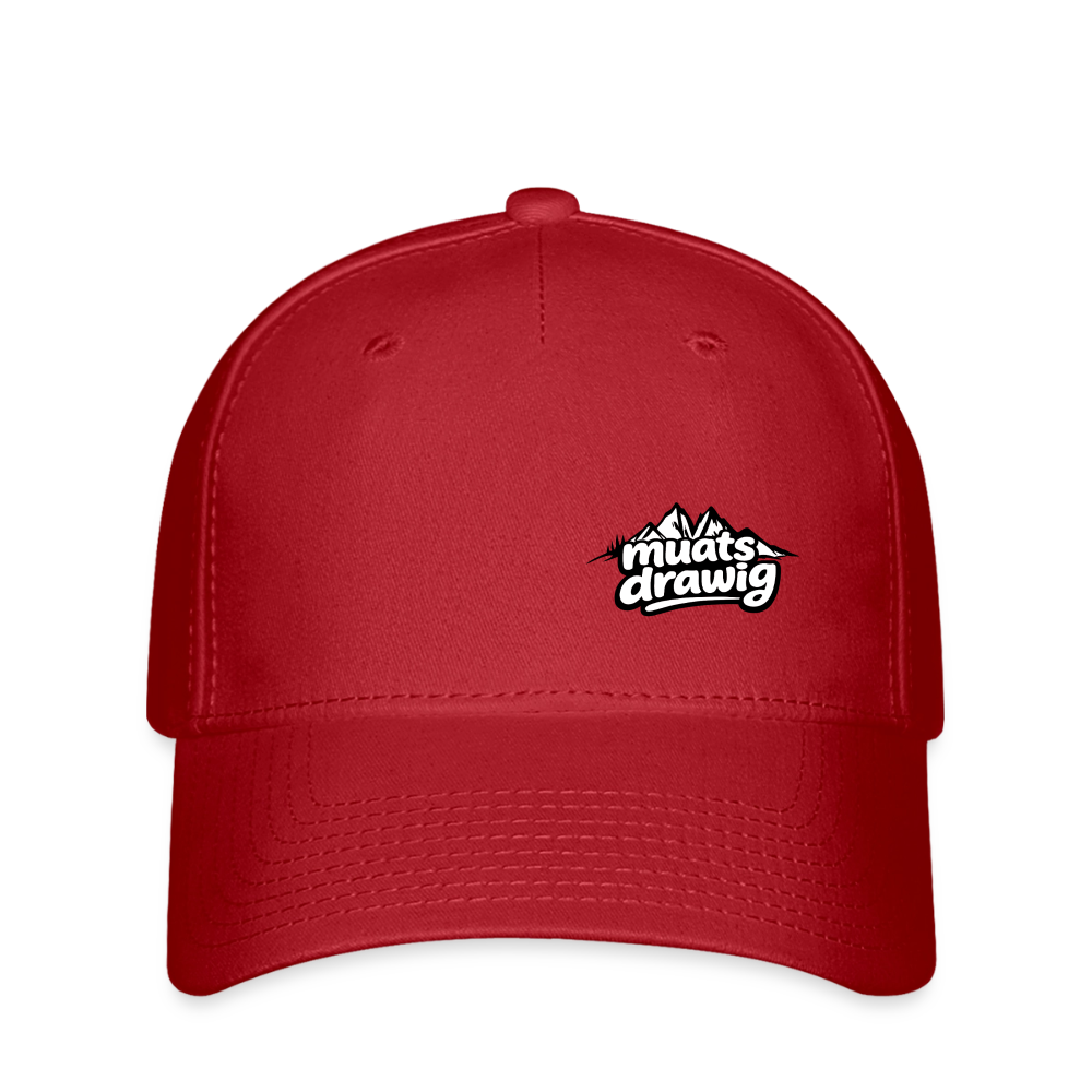 Flexfit Cap - muats drawig - Rot