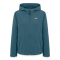 Recycelte Frauen Softshelljacke - muats drawig - Dunkles Petrol