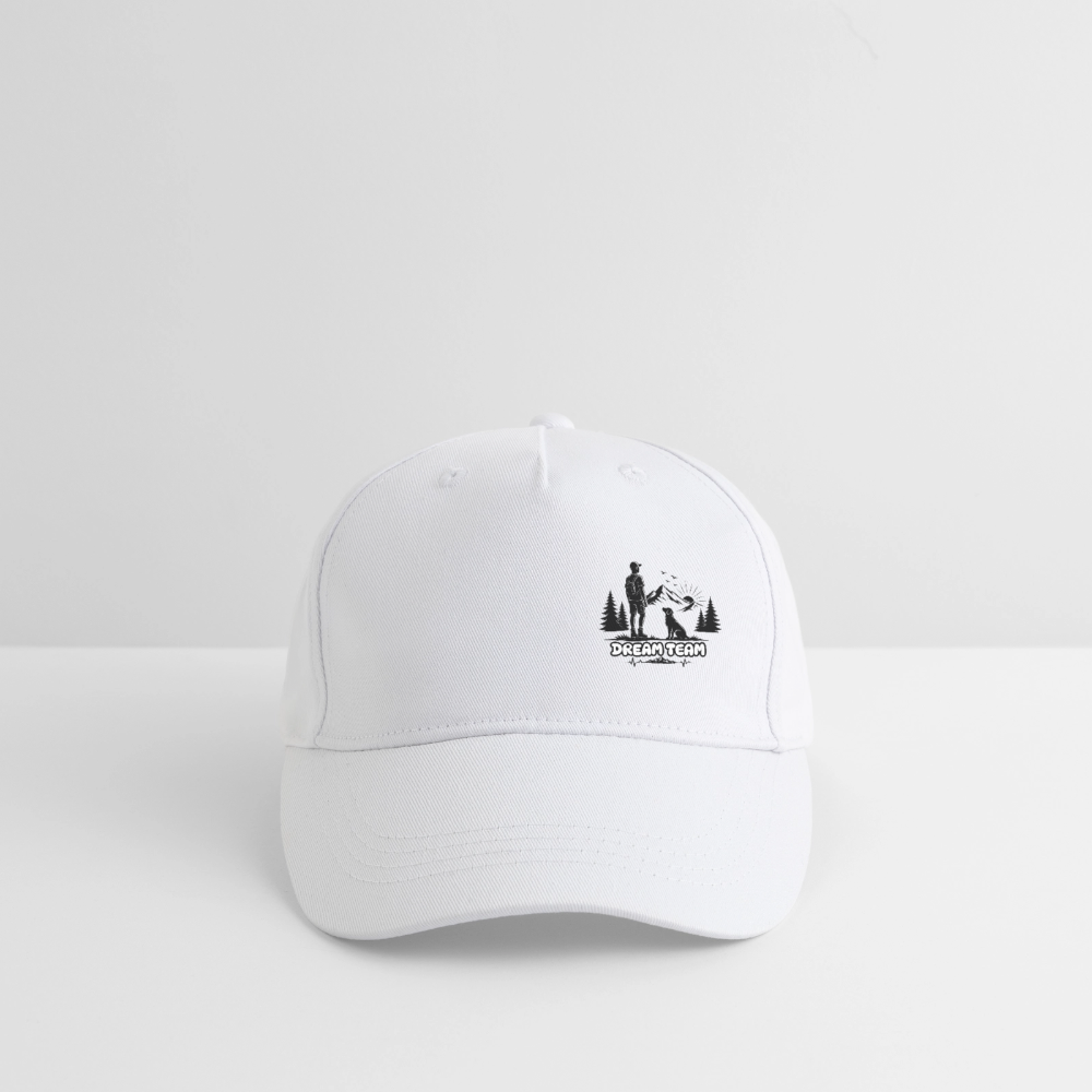 Jungs - Kinder Bio Basecap - Dream Team - Weiß