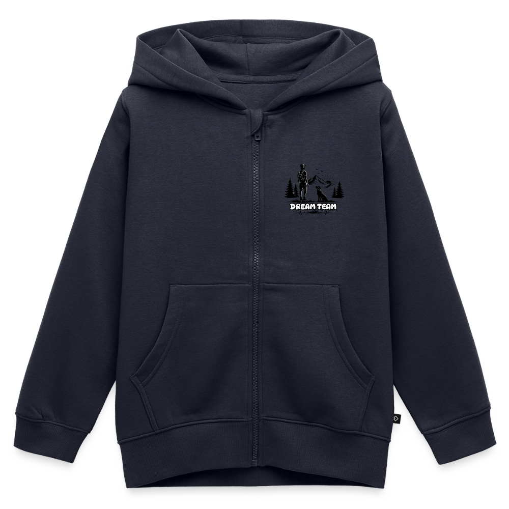 Kinder Premium Kapuzenweste Jungs - Dream Team - Navy