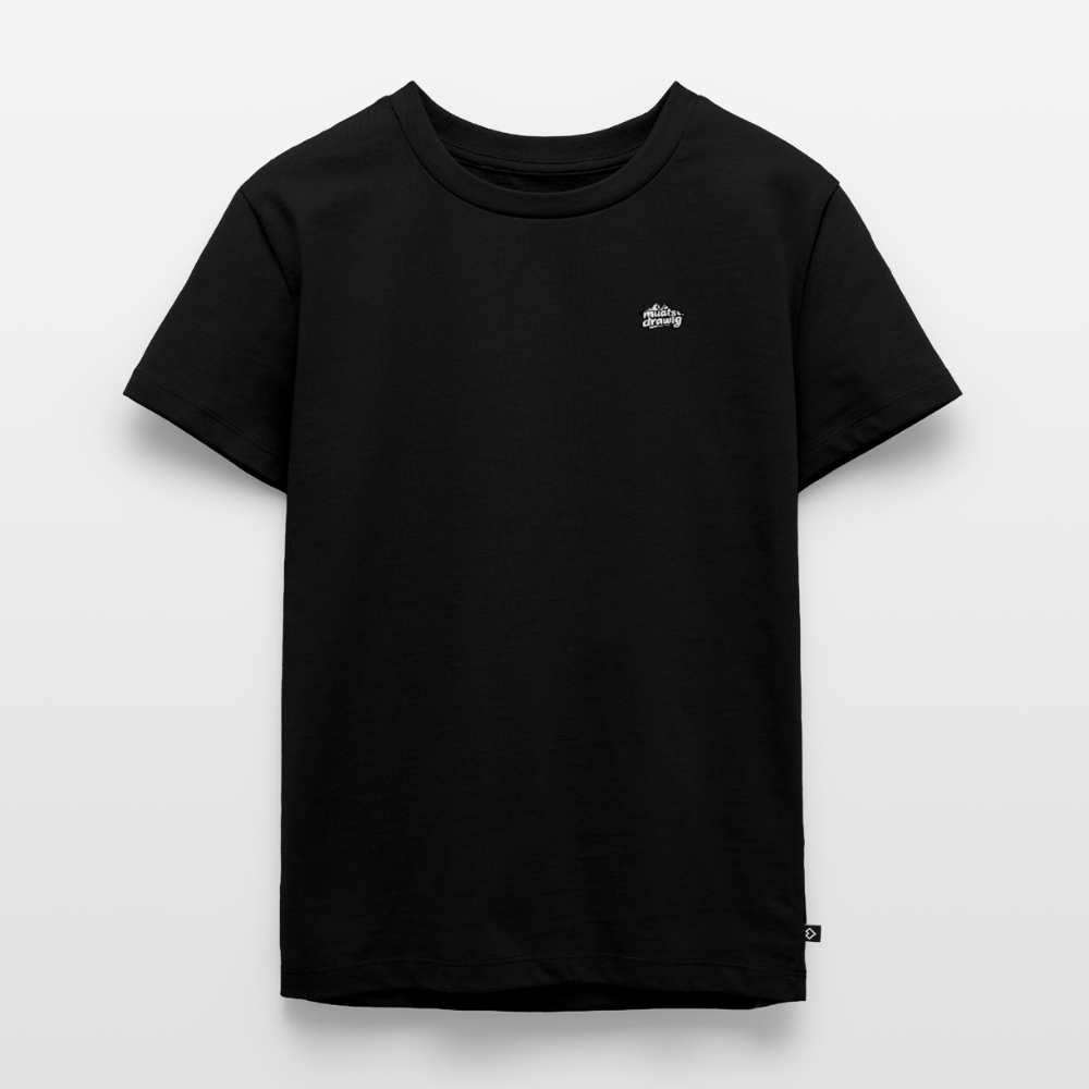 Kinder Premium T-Shirt - muats drawig - Schwarz
