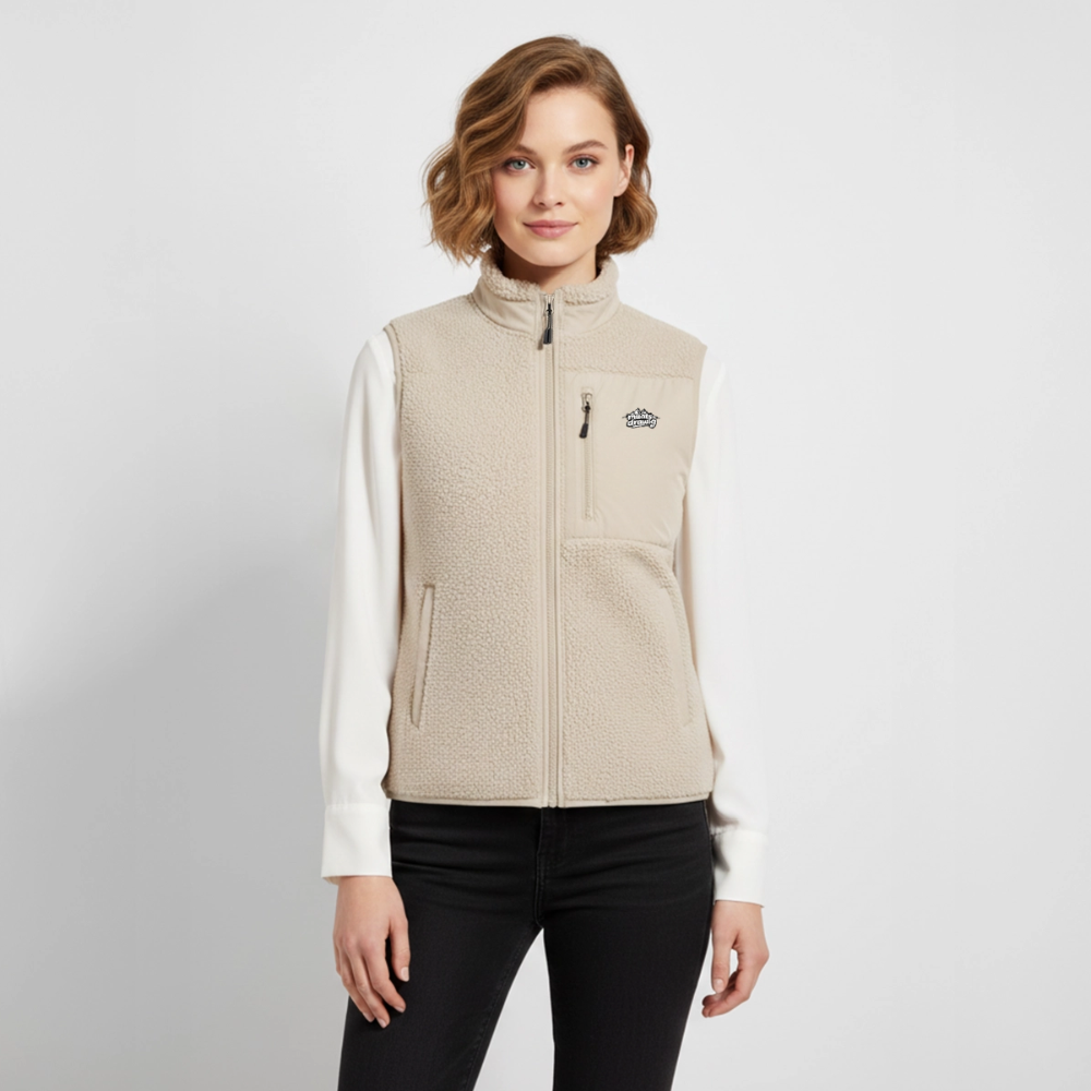 Unisex Sherpaweste - muats drawig - Beige