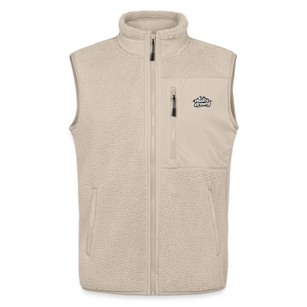 Unisex Sherpaweste - muats drawig - Beige
