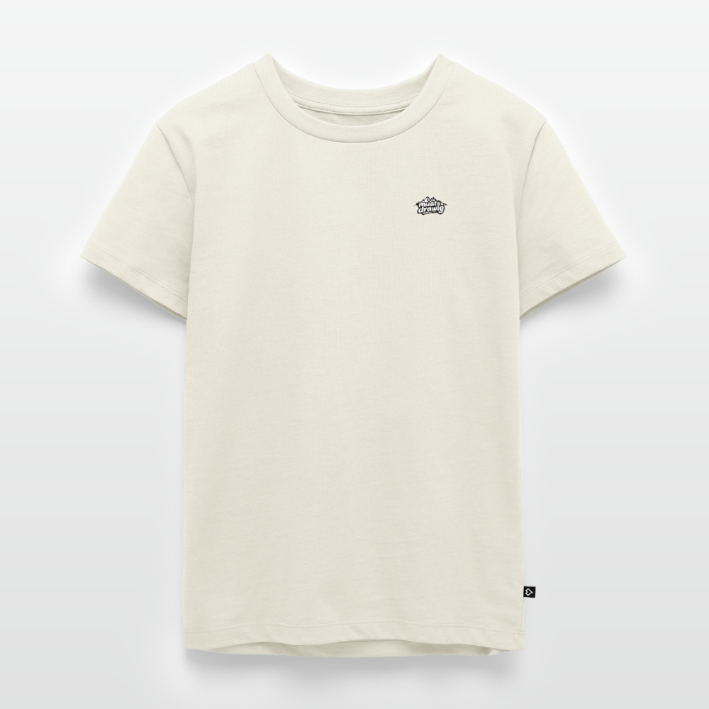 Kinder Premium T-Shirt - muats drawig - Naturweiß