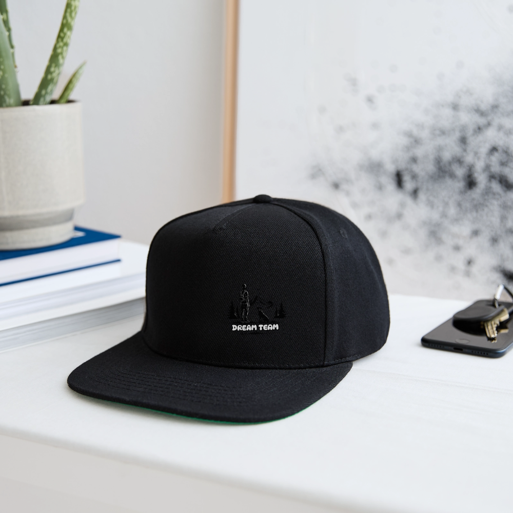 Männer Snapback Cap Unisex - Dream Team - Schwarz/Schwarz