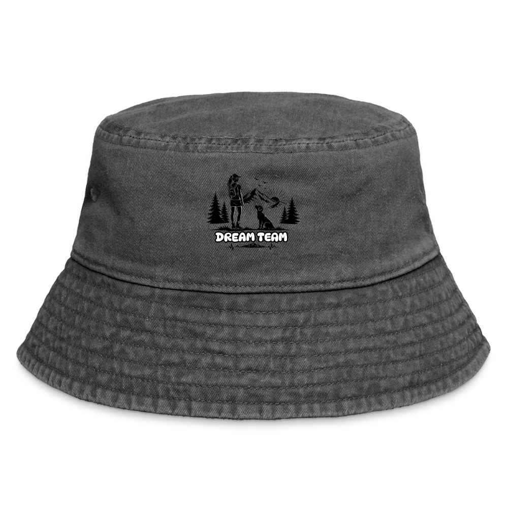 Frauen Vintage Wander-Hut - Dream Team - Vintage Schwarz