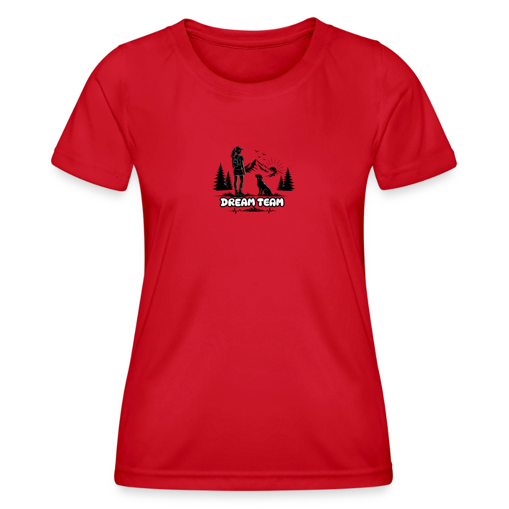 Frauen Funktions-T-Shirt - Dream Team - Rot