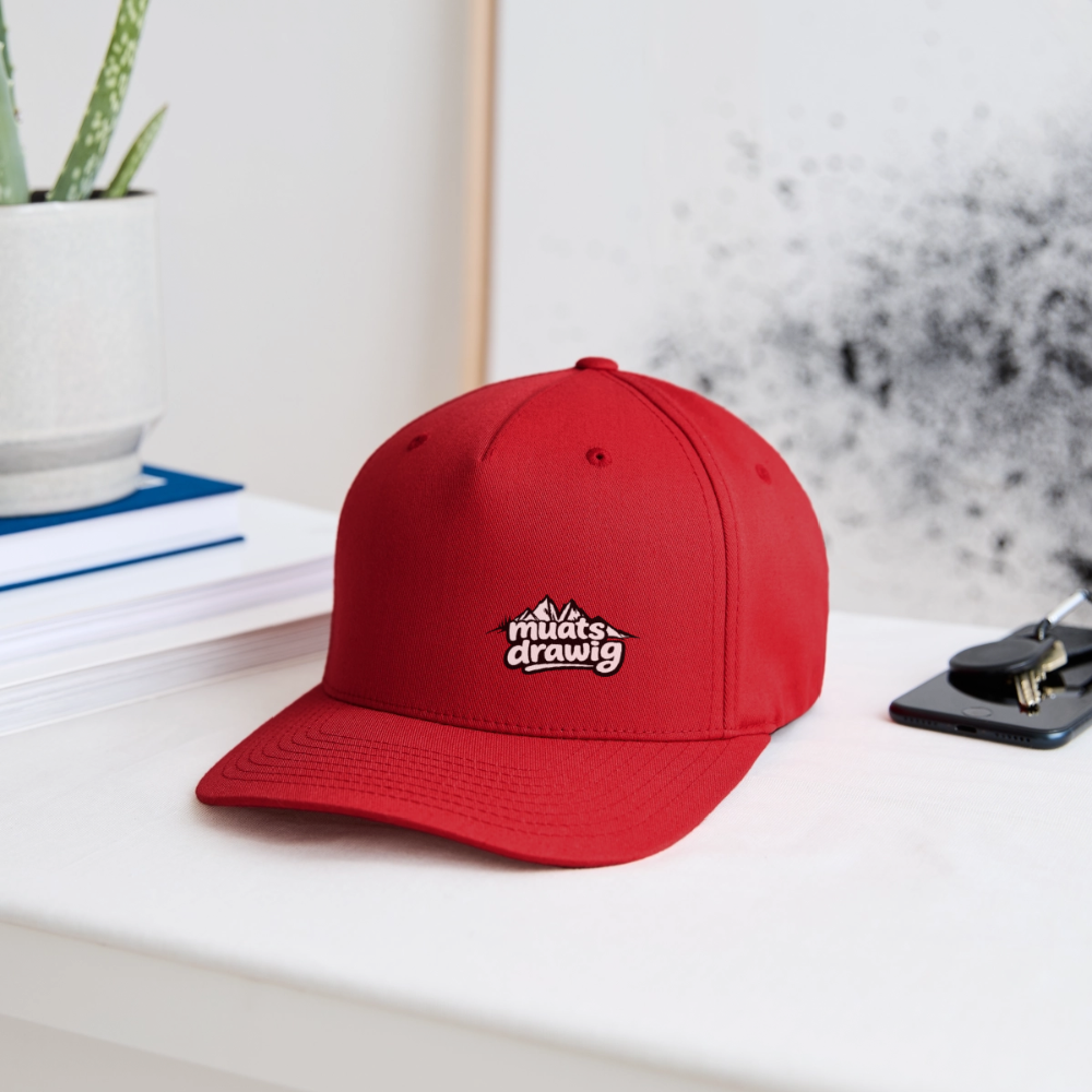 Flexfit Cap - muats drawig - Rot