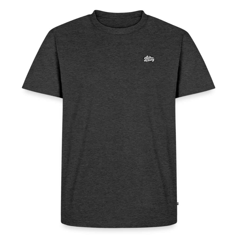 Männer Premium T-Shirt - muats drawig - Anthrazit meliert
