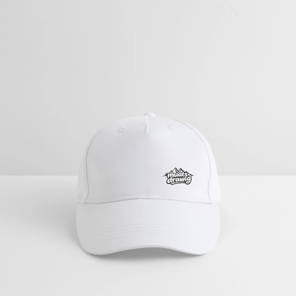 Kinder Bio Basecap - muats drawig - Weiß