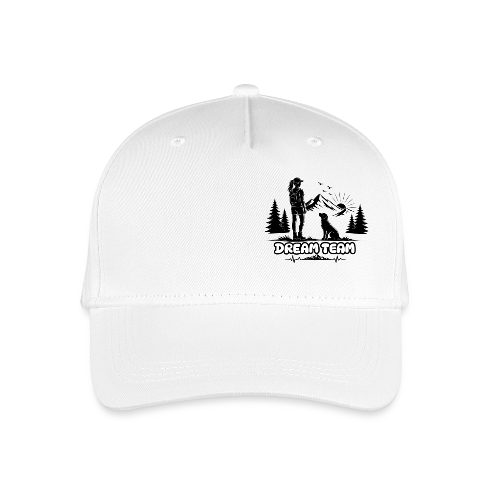 Mädchen - Kinder Bio Basecap - Dream Team - Weiß