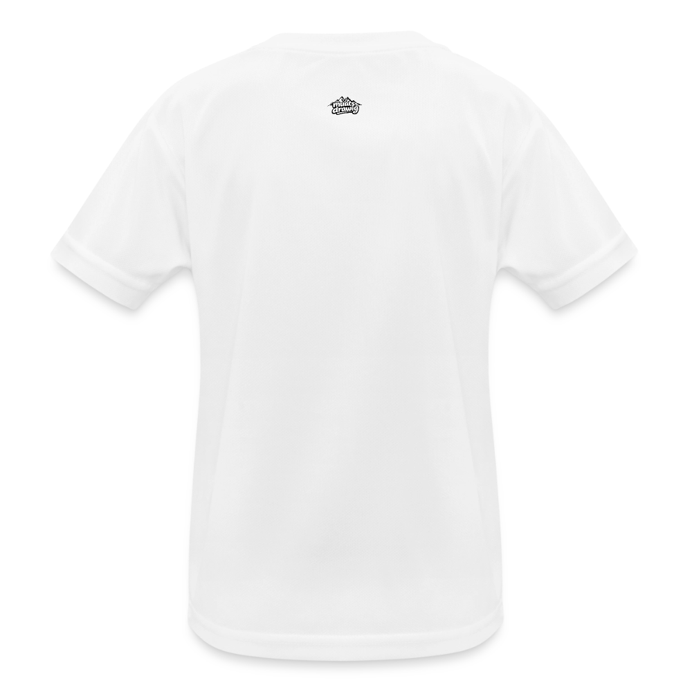 Kinder Funktions-T-Shirt Mädchen - Dream Team - Weiß