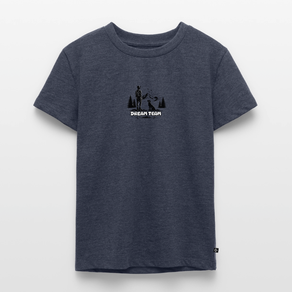 Kinder Premium T-Shirt Jungs - Dream Team - Jeansblau 