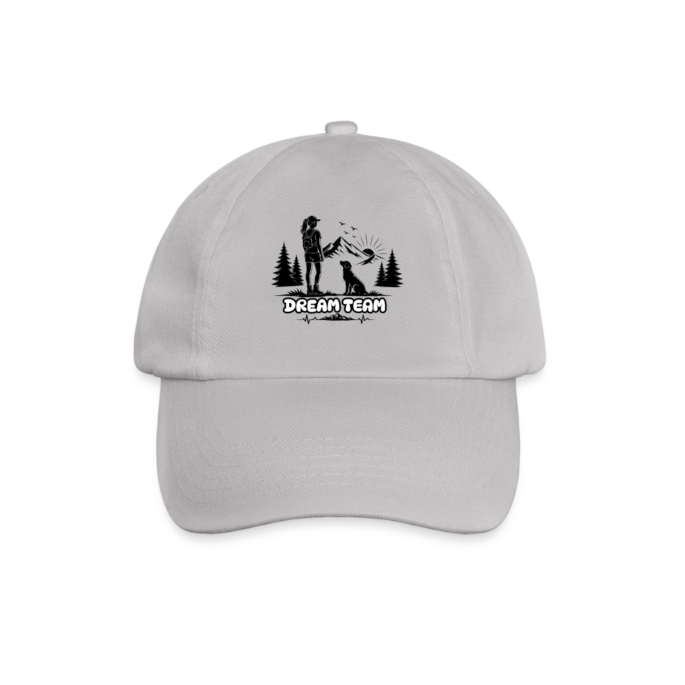 Frauen Baumwoll-Baseballkappe Unisex - Dream Team - Grau