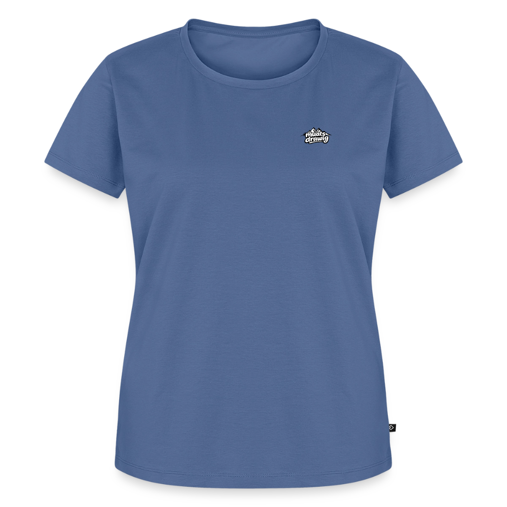 Frauen Premium T-Shirt - muats drawig - Taubenblau