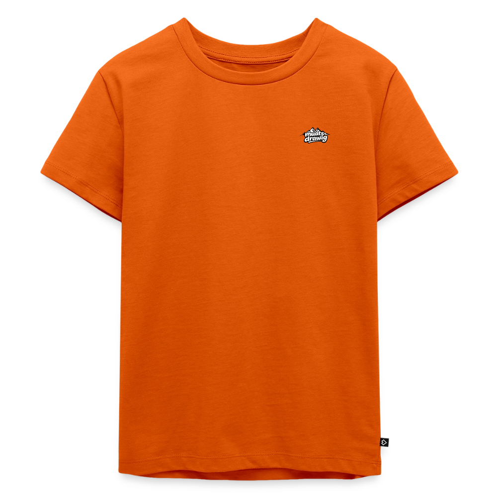 Kinder Premium T-Shirt - muats drawig - Orange 