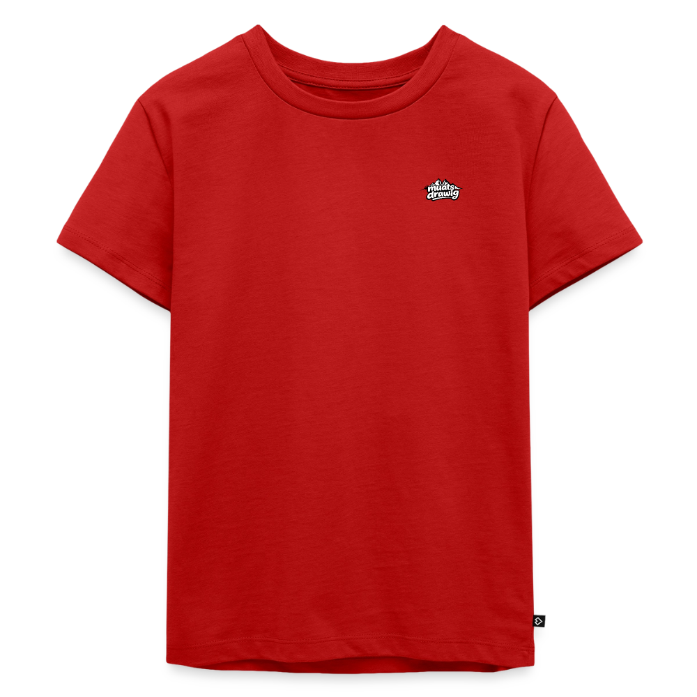 Kinder Premium T-Shirt - muats drawig - Rot