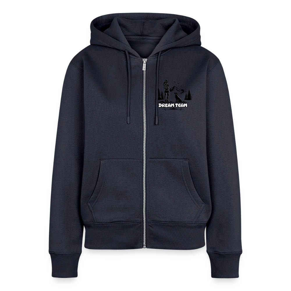 Frauen Premium Kapuzenweste - Dream Team - Navy