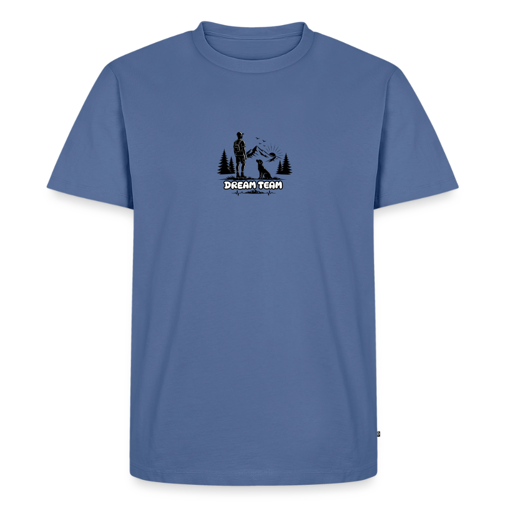 Männer Premium T-Shirt - Dream Team - Taubenblau