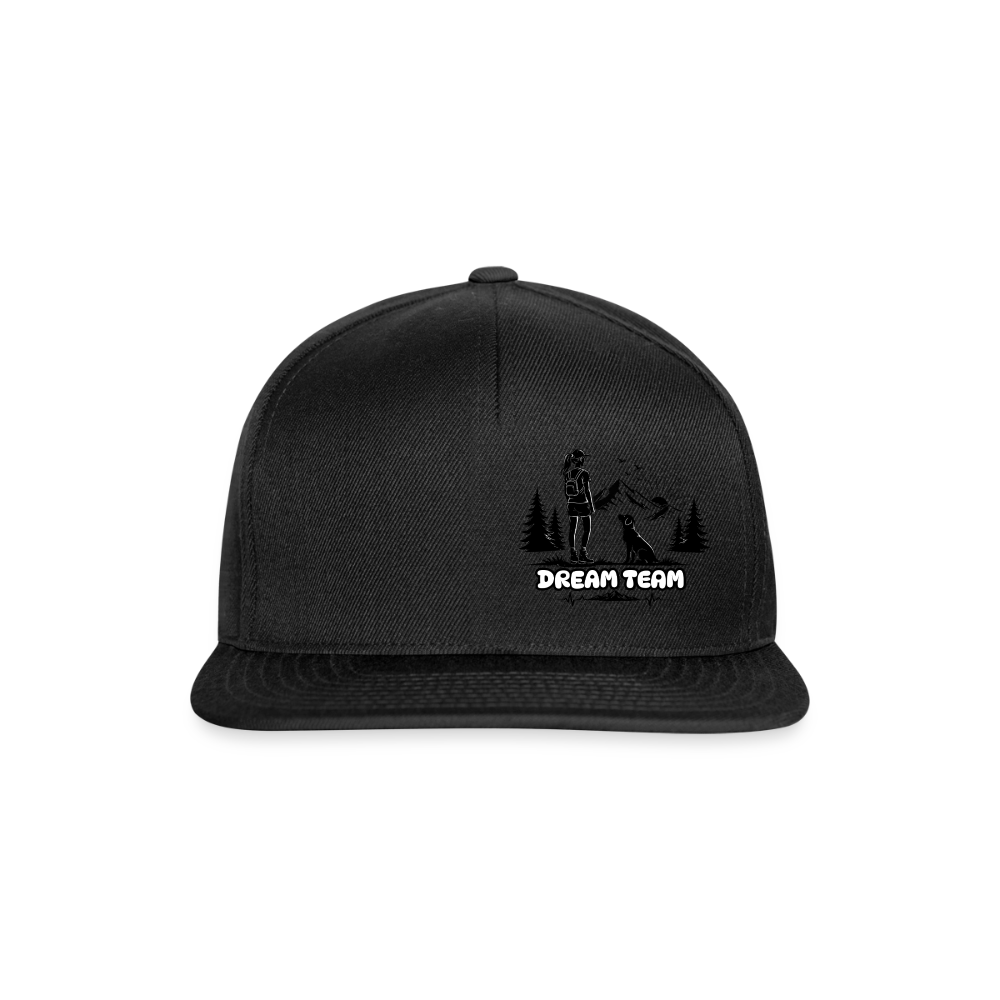 Frauen Snapback Cap Unisex - Dream Team - Schwarz/Schwarz