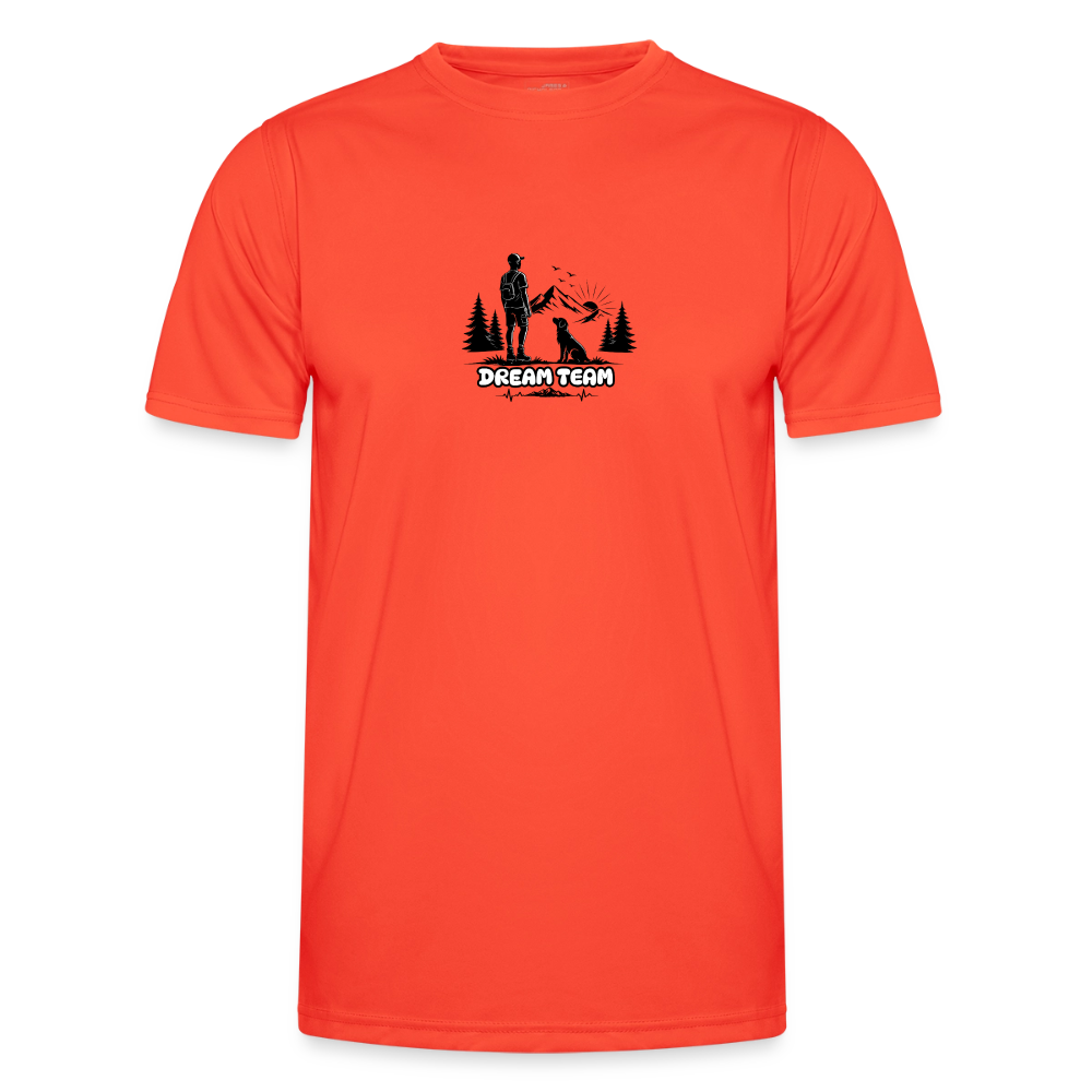 Männer Funktions-T-Shirt - Dream Team - Grenadine