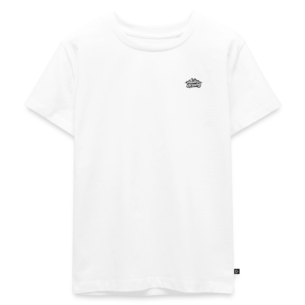 Kinder Premium T-Shirt - muats drawig - Weiß