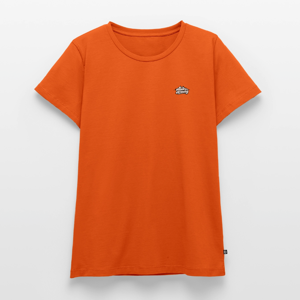Frauen Premium T-Shirt - muats drawig - Orange 