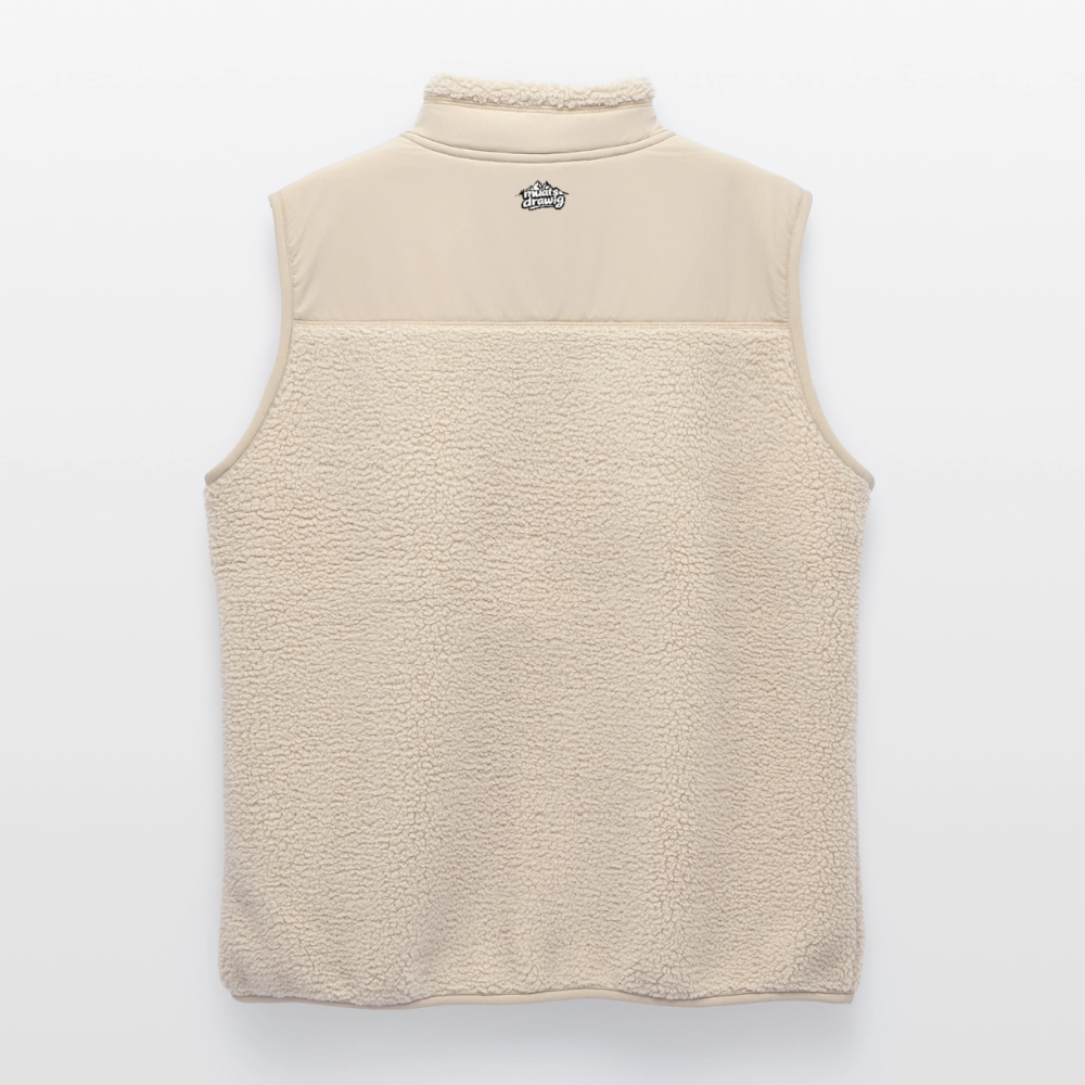 Männer Sherpaweste - Dream Team - Beige