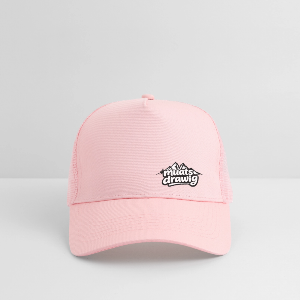 Trucker Cap Unisex - muats drawig - Hellrosa