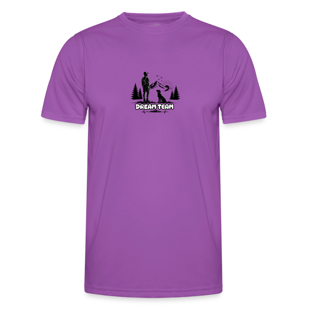 Männer Funktions-T-Shirt - Dream Team - Violett