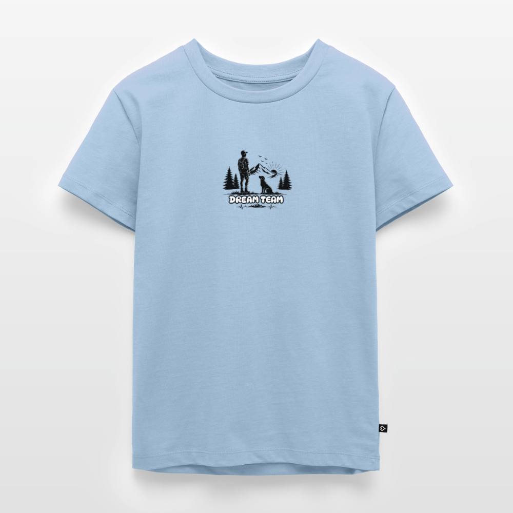 Kinder Premium T-Shirt Jungs - Dream Team - Hellblau