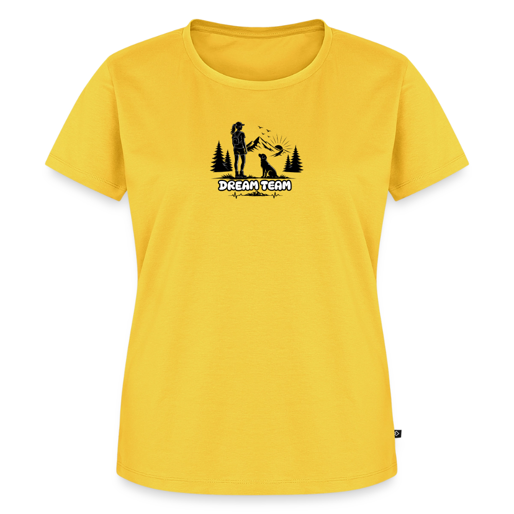 Frauen Premium T-Shirt - Dream Team - Sonnengelb