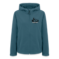 Recycelte Frauen Softshelljacke - Dream Team - Dunkles Petrol
