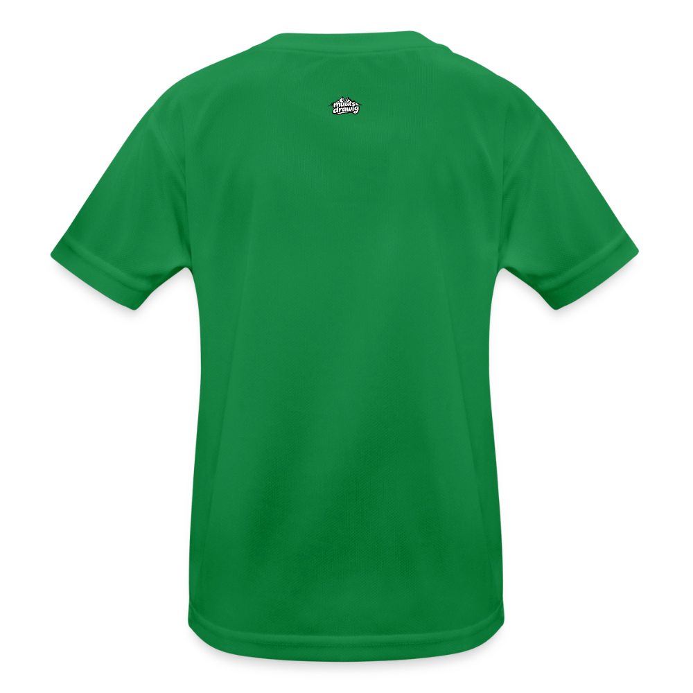 Kinder Funktions-T-Shirt Jungs - Dream Team - Kelly Green
