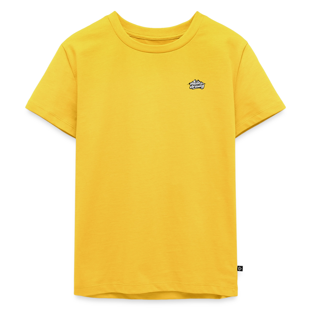 Kinder Premium T-Shirt - muats drawig - Sonnengelb