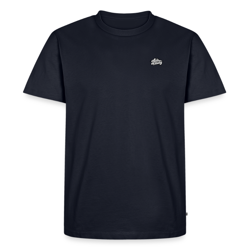 Männer Premium T-Shirt - muats drawig - Navy
