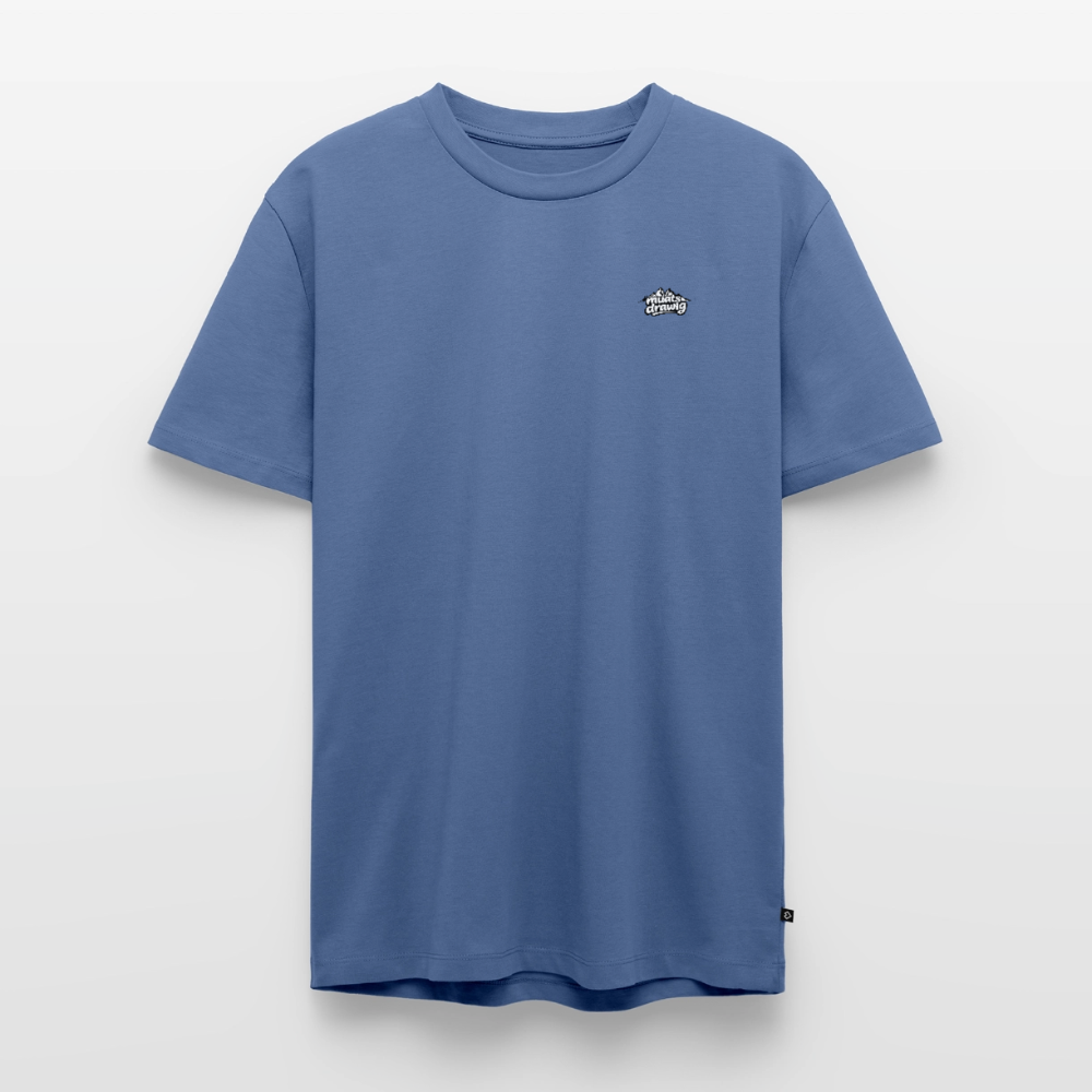 Männer Premium T-Shirt - muats drawig - Taubenblau
