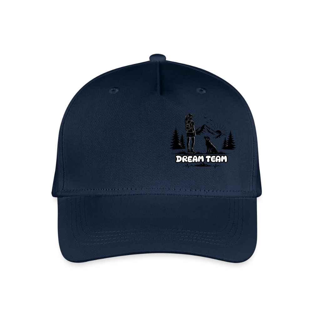 Mädchen - Kinder Bio Basecap - Dream Team - Navy