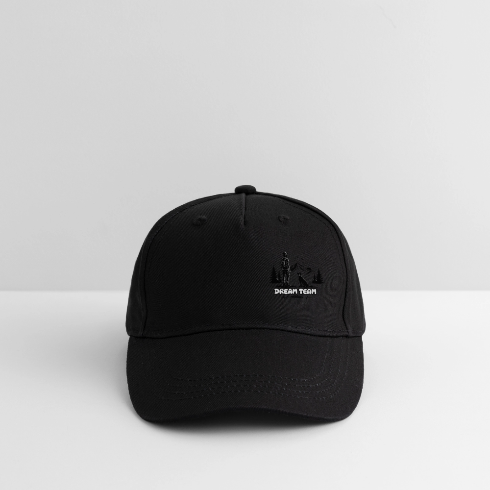 Jungs - Kinder Bio Basecap - Dream Team - Schwarz